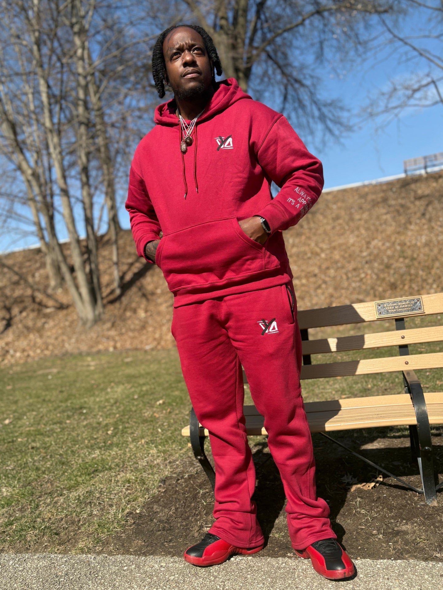 Cranberry sweatsuit
