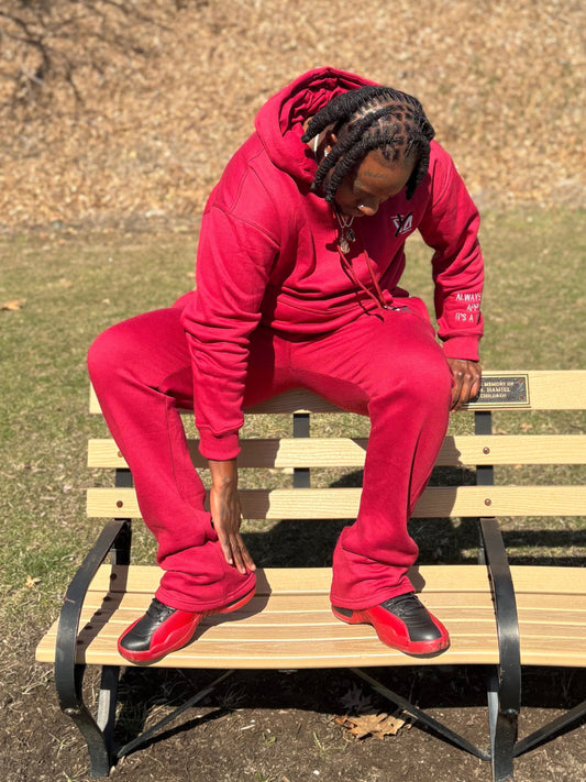 Cranberry sweatsuit