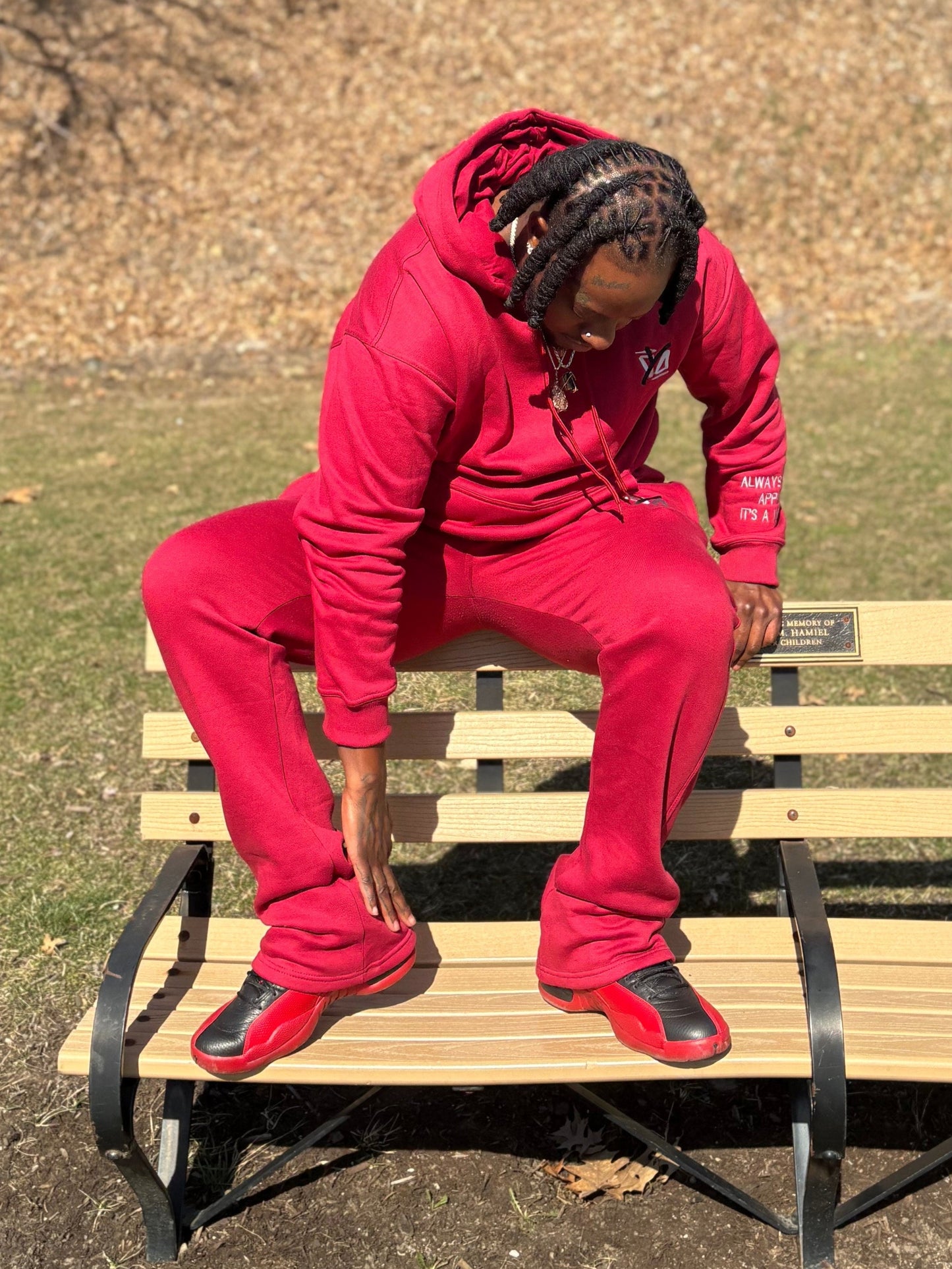 Cranberry sweatsuit