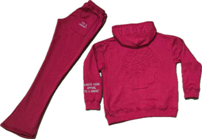 Cranberry sweatsuit